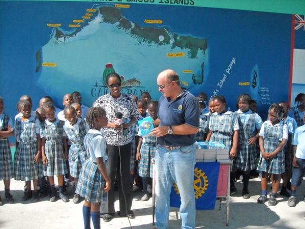 Rotary Club of Providenciales , Turks & Caicos Islands in 2009. Click for full story.